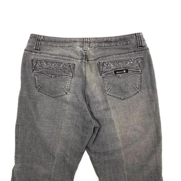 Sasson Bootcut Boogie Women's size 12 Gray Denim jeans - Picture 2 of 4